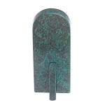 Часы подарочные погон полковник МВД из натурального камня Змеевик Military Clock варинант исполнения - 3 | Loft Concept во Владивостоке