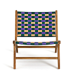 Кресло низкое из массива тика Barbados варинант исполнения - 3 | Loft Concept во Владивостоке