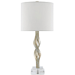 Настольная лампа с фигурным состаренным основанием Flooding with Light варинант исполнения - 2 | Loft Concept во Владивостоке