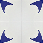 Дизайнерская плитка с узором Комета 2 варинант исполнения - 1 | Loft Concept во Владивостоке