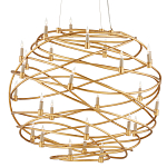 Люстра золотая в форме спирали Fancy Pattern варинант исполнения - 2 | Loft Concept во Владивостоке