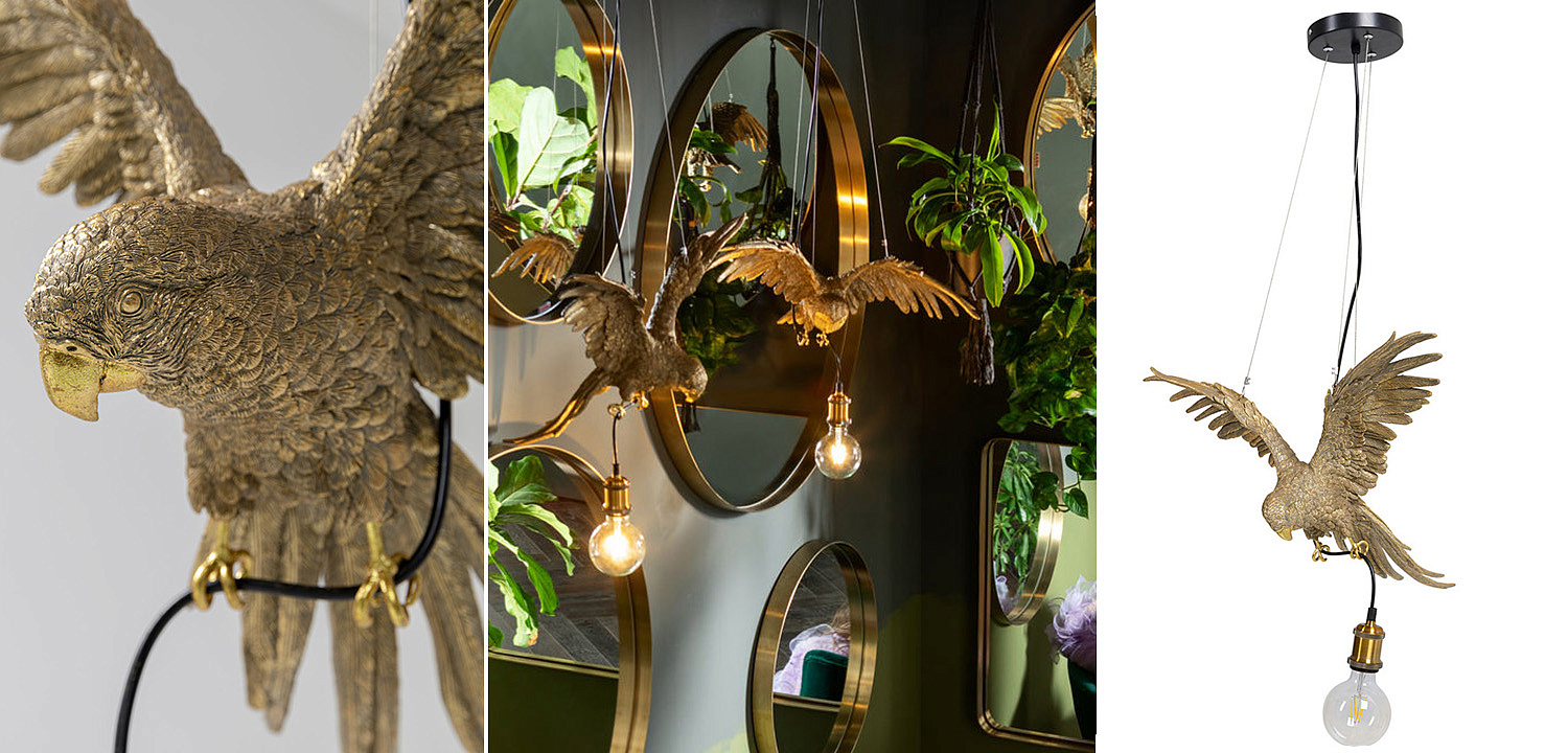Подвесной Светильник Золотой Попугай Golden Parrot Подвесной Светильник Золотой Попугай Golden Parrot - Loft-Concept во Владивостоке