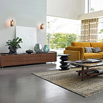 Фигурный приставной столик черного цвета AMORPHOUS варинант исполнения - 8 | Loft Concept во Владивостоке