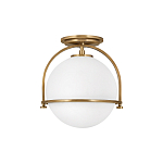 Потолочный светильник с плафоном в форме белого матового шара Hinkley варинант исполнения - 13 | Loft Concept во Владивостоке