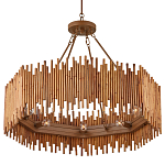Люстра с абажуром из ротанга Wicker Furniture варинант исполнения - 3 | Loft Concept во Владивостоке