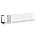 Полка навесная белая открытая Strict Lines  варинант исполнения - 3 | Loft Concept во Владивостоке