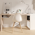 Письменный стол прямоугольный с полочкой под столешницей EcoComb варинант исполнения - 4 | Loft Concept во Владивостоке