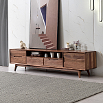 Тумба под телевизориз массива дерева TV Stand made of Walnut Wood варинант исполнения - 1 | Loft Concept во Владивостоке