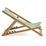 Шезлонг из акации и ткани Argentina варинант исполнения - 5 | Loft Concept во Владивостоке