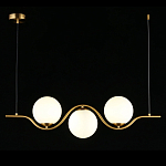 Люстра подвесная светодиодная Jagna 2 Gold and White варинант исполнения - 2 | Loft Concept во Владивостоке