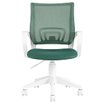 Офисное кресло с основанием из белого пластика Desk chairs Green варинант исполнения - 2 | Loft Concept во Владивостоке