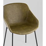 Стул Ashby экокожа зелёный варинант исполнения - 3 | Loft Concept во Владивостоке