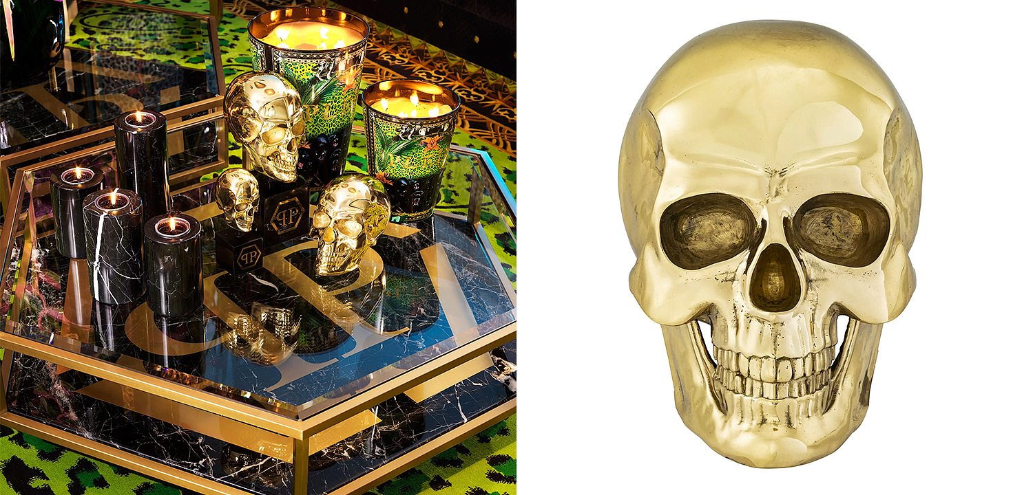 Статуэтка Philipp Plein Gold Skull Element Статуэтка Philipp Plein Gold Skull Element - Loft-Concept во Владивостоке