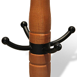 Вешалка напольная деревянная с черными металлическими крючками Noble Branches варинант исполнения - 3 | Loft Concept во Владивостоке