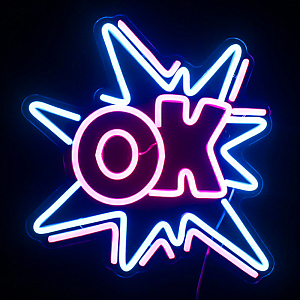 Неоновая настенная лампа Ok Neon Wall Lamp