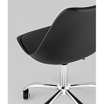 Офисный стул на металлическом основании EGGERY Black пластик варинант исполнения - 3 | Loft Concept во Владивостоке