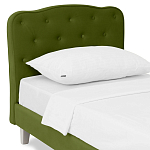 Кровать с мягким изголовьем Luna Palmer Bed варинант исполнения - 6 | Loft Concept во Владивостоке