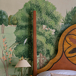 Обои ручная роспись Dandaka Glades Original colourway on painted Xuan paper варинант исполнения - 4 | Loft Concept во Владивостоке