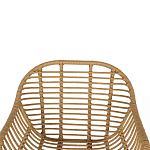 Стул с ротанговым плетением Wicker Half Chair с подлокотниками варинант исполнения - 4 | Loft Concept во Владивостоке