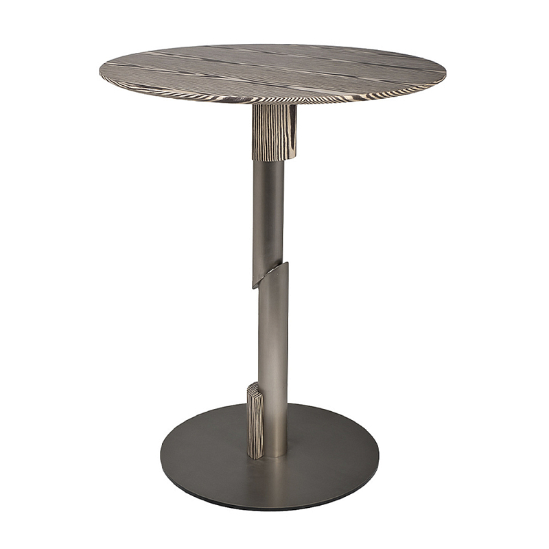 Стол барный круглый высокий с полосатым узором Zebroids  во Владивостоке | Loft Concept 