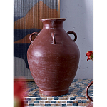 Ваза бордовая с 4-мя фактурными ручками Vase Burgundy Glaze варинант исполнения - 4 | Loft Concept во Владивостоке