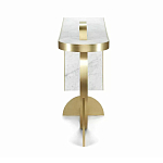 Консоль белая геометрической формы Collision варинант исполнения - 1 | Loft Concept во Владивостоке