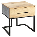 Тумба прикроватная с ящиком в стиле лофт Urban Style Space 2 варинант исполнения - 2 | Loft Concept во Владивостоке