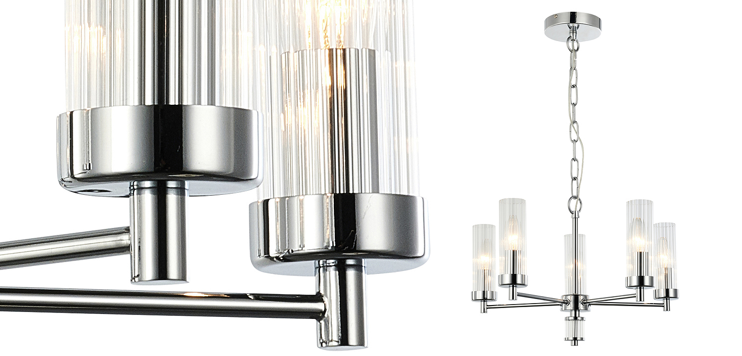 Люстра Jeanette Chandelier Chromium 46 Люстра Jeanette Chandelier Chromium 46 - Loft-Concept во Владивостоке