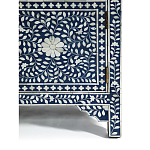 Комод инкрустация костью ORIENTAL Indian синий орнамент варинант исполнения - 5 | Loft Concept во Владивостоке