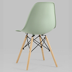Пластиковый стул на ножках из массива бука Eames Mint варинант исполнения - 5 | Loft Concept во Владивостоке