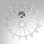 Люстра подвесная из металла с хрустальными прозрачными подвесками Quasar 81 варинант исполнения - 11 | Loft Concept во Владивостоке