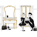 Megan Hess. Te Lttle Blk Dess варинант исполнения - 8 | Loft Concept во Владивостоке