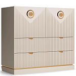 Комод с фактурным фасадом Satin Furniture варинант исполнения - 1 | Loft Concept во Владивостоке