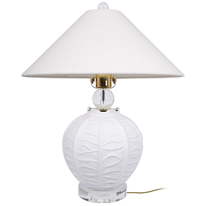 Настольная лампа керамическая с абажуром Valencia