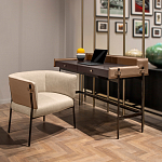 Письменный стол прямоугольный с 2-мя выдвижными ящиками Bristol варинант исполнения - 4 | Loft Concept во Владивостоке