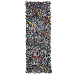 Ковер прямоугольный разноцветный из джинсовой одежды Zero Waste варинант исполнения - 1 | Loft Concept во Владивостоке