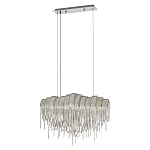 Люстра подвесная с металлическими цепочками и изогнутыми металлическими дугами 72 см Atlantis Chain варинант исполнения - 2 | Loft Concept во Владивостоке