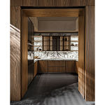 Кухонный гарнитур из массива дуба и камня Ratio Dada Engenereed варинант исполнения - 5 | Loft Concept во Владивостоке