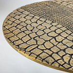 Кофейный столик с металлической столешницей Amphibian варинант исполнения - 3 | Loft Concept во Владивостоке