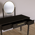 Туалетный Стол с зеркалом Primo Темный орех варинант исполнения - 7 | Loft Concept во Владивостоке