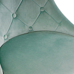 Стул в мятной велюровой обивке Ward Mint Velour Chair варинант исполнения - 5 | Loft Concept во Владивостоке