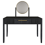 Туалетный Стол с зеркалом Primo Черный дуб варинант исполнения - 9 | Loft Concept во Владивостоке