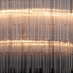 Люстра круглая с прозрачными стеклянными трубками Nembus варинант исполнения - 4 | Loft Concept во Владивостоке