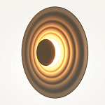 Бра круглое Soft Halo серый варинант исполнения - 3 | Loft Concept во Владивостоке