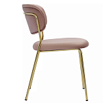 Стул Singer Chair без подлокотников Розовый Велюр варинант исполнения - 2 | Loft Concept во Владивостоке