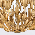 Люстра золотого цвета из множества металлических лепестков в форме тюльпанов Hinkley варинант исполнения - 5 | Loft Concept во Владивостоке