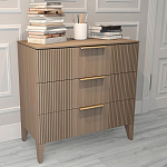 Комод коричневого цвета с 3-мя ящиками Harper Line варинант исполнения - 2 | Loft Concept во Владивостоке