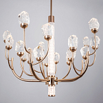 Люстра с декором в виде кристаллов из хрусталя Kenneth Crystal Stone Chandelier 20 варинант исполнения - 3 | Loft Concept во Владивостоке