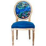 Стул из натурального бука с цветочным принтом Impressionism in Art варинант исполнения - 1 | Loft Concept во Владивостоке