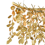Люстра золотая с декором в виде веток эвкалипта Eucalyptus Branches варинант исполнения - 1 | Loft Concept во Владивостоке